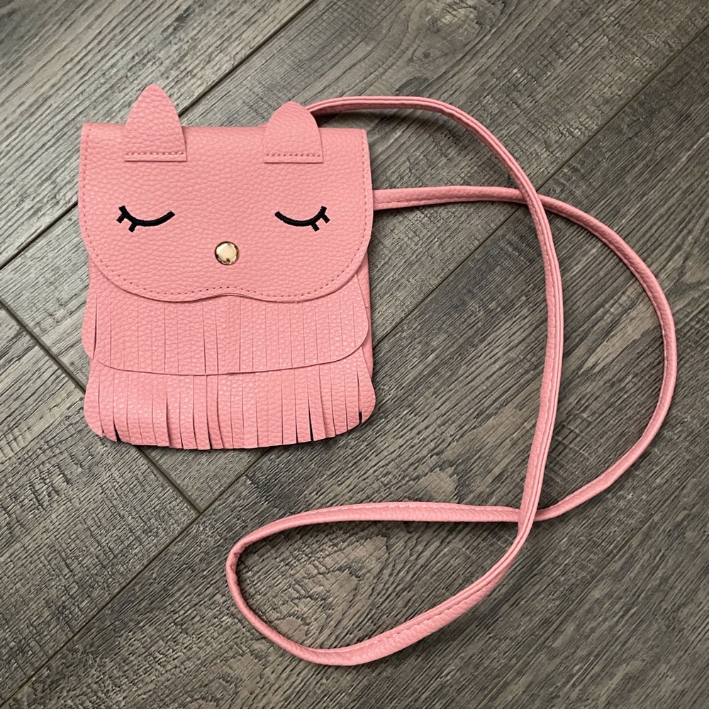 Pink Owl Purse